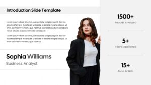 Present Self Introduction In Presentation