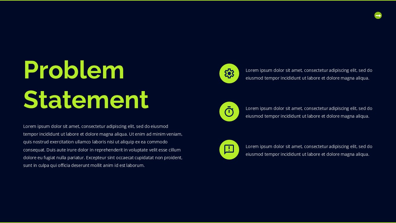 Problem Statement PowerPoint & Google Slides