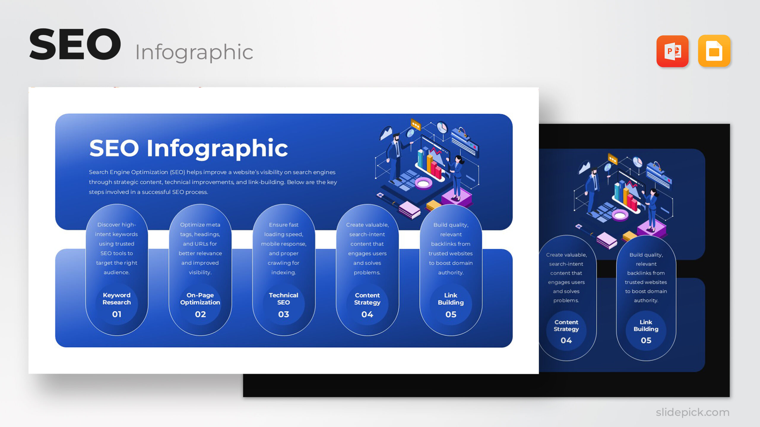 SEO Infographic Slide