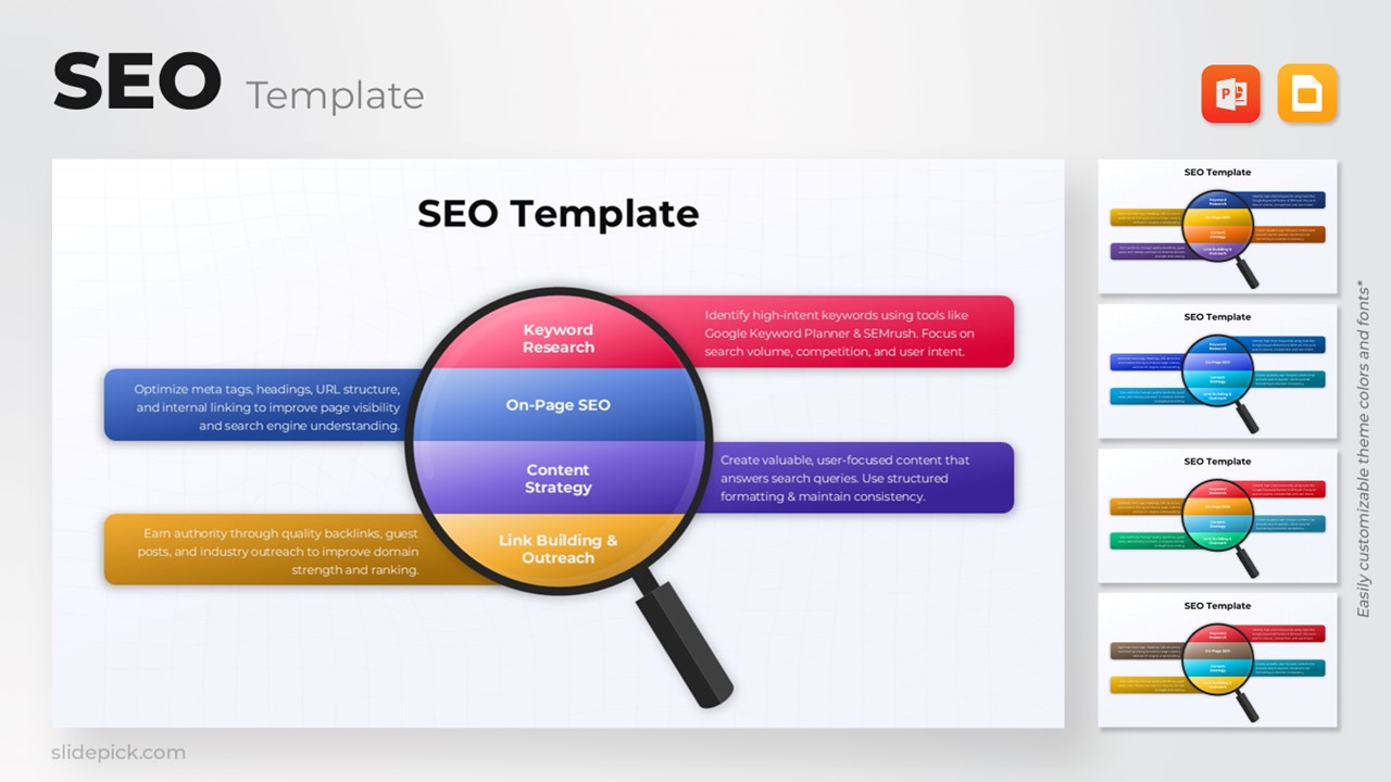 SEO Template Powerpoint
