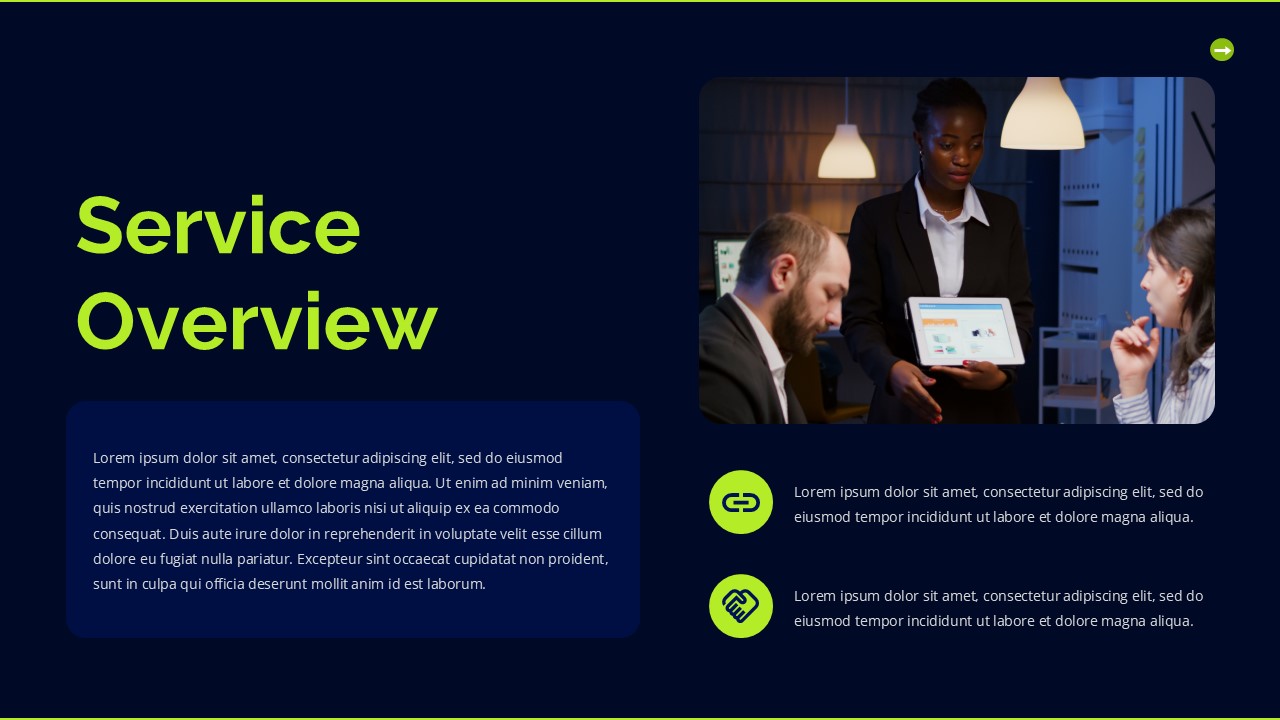 Service Overview PowerPoint & Google Slides