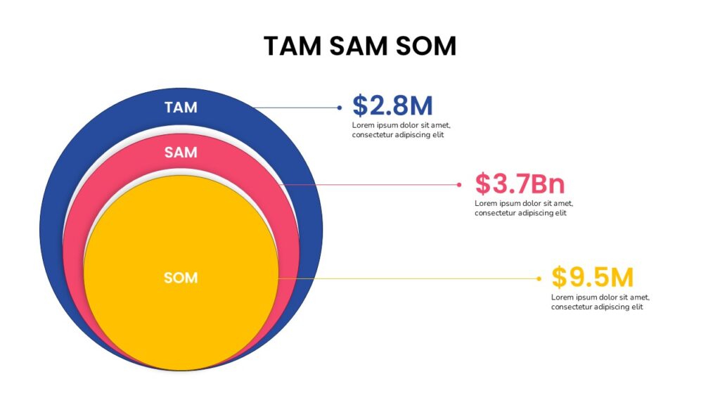 TAM SAM SOM Circular Slide