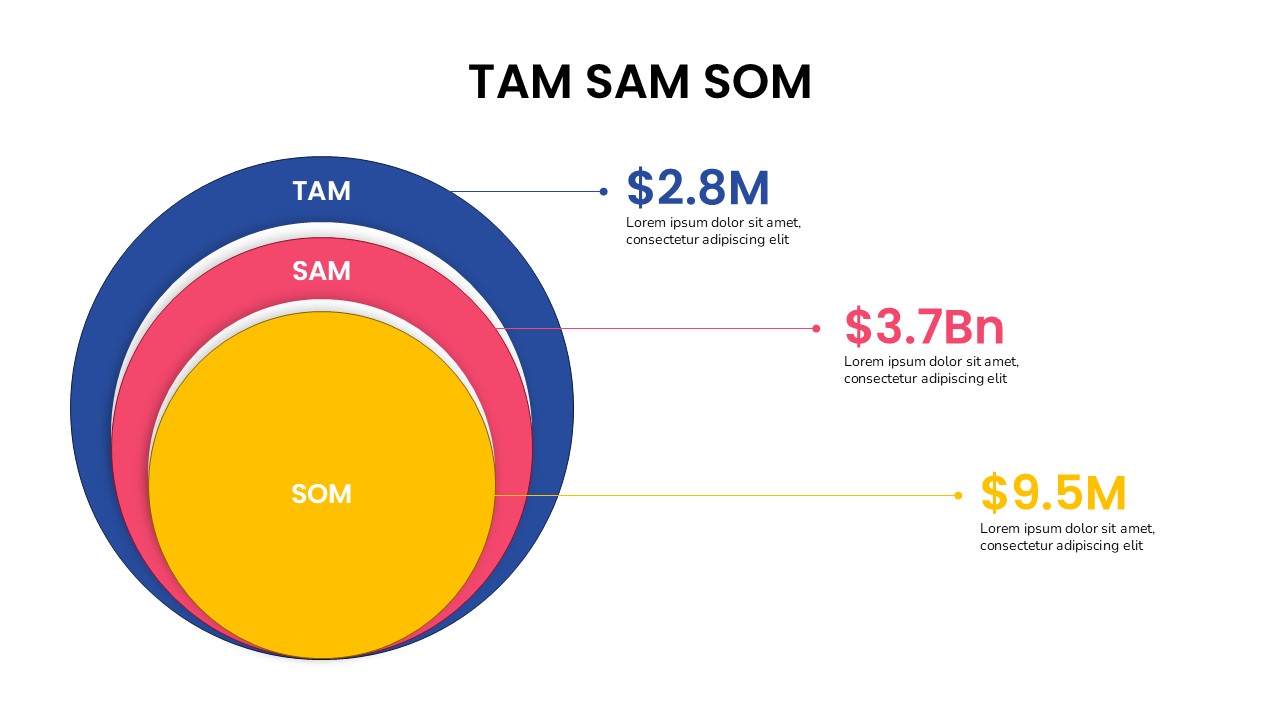 TAM SAM SOM Circular Slide