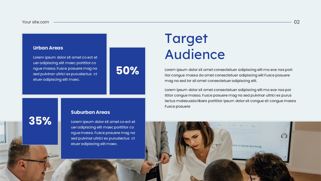 Target Audience PowerPoint and Google Slides