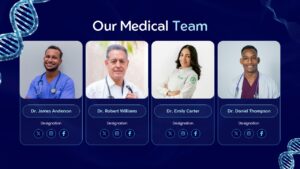 Team Introduction Slide for Medical Presentation