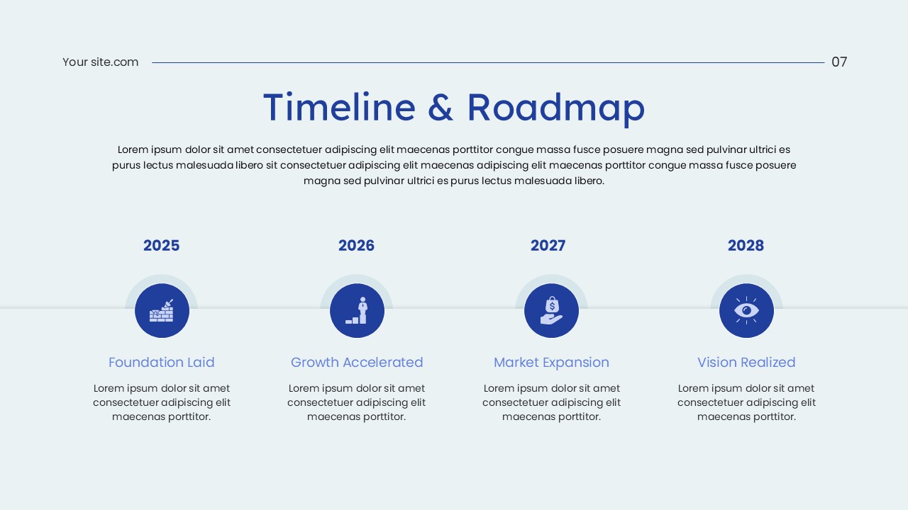 Timeline & Roadmap PowerPoint & Google Slides