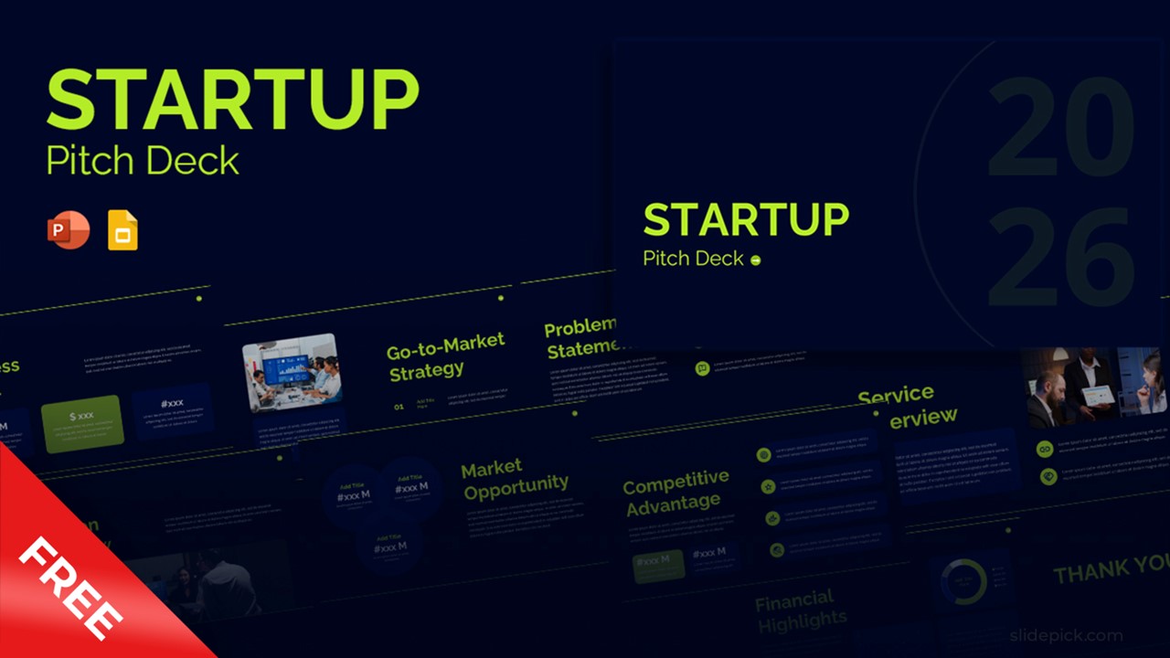 startup pitch deck cover