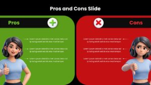 Animated Pros and Cons Presentation Slide For Google Slides