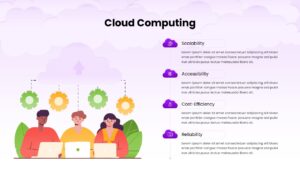 Editable Cloud Computing PowerPoint Template