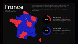 France Map Data Visualisation Template