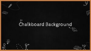 Free Editable Chalkboard Presentation Background