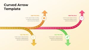 Free Curved Arrow Template