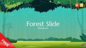 Free Forest Slide Background Powerpoint