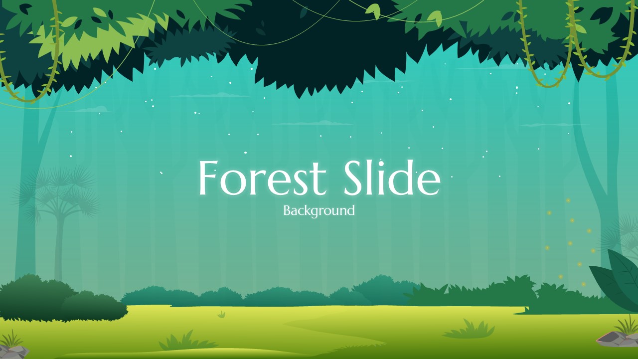 Free Forest Slide Background for Presentation Design
