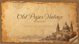 Free Old Paper Vintage Google Slides Presentation Background