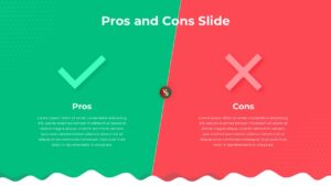 Free Pros and Cons Comparison Slide Template
