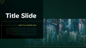 Free Title Slide Template for Business Presentations