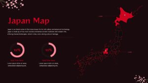 Japan Map Presentation Template for PowerPoint