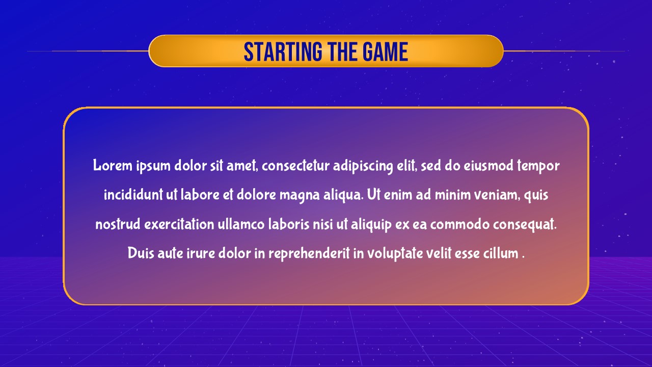 Jeopardy Starting The Game PPT Slide