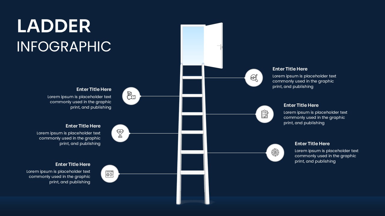 Ladder Infographic Google Slides Template