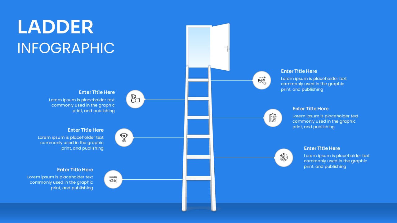 Ladder Infographic PPT Presentation Template