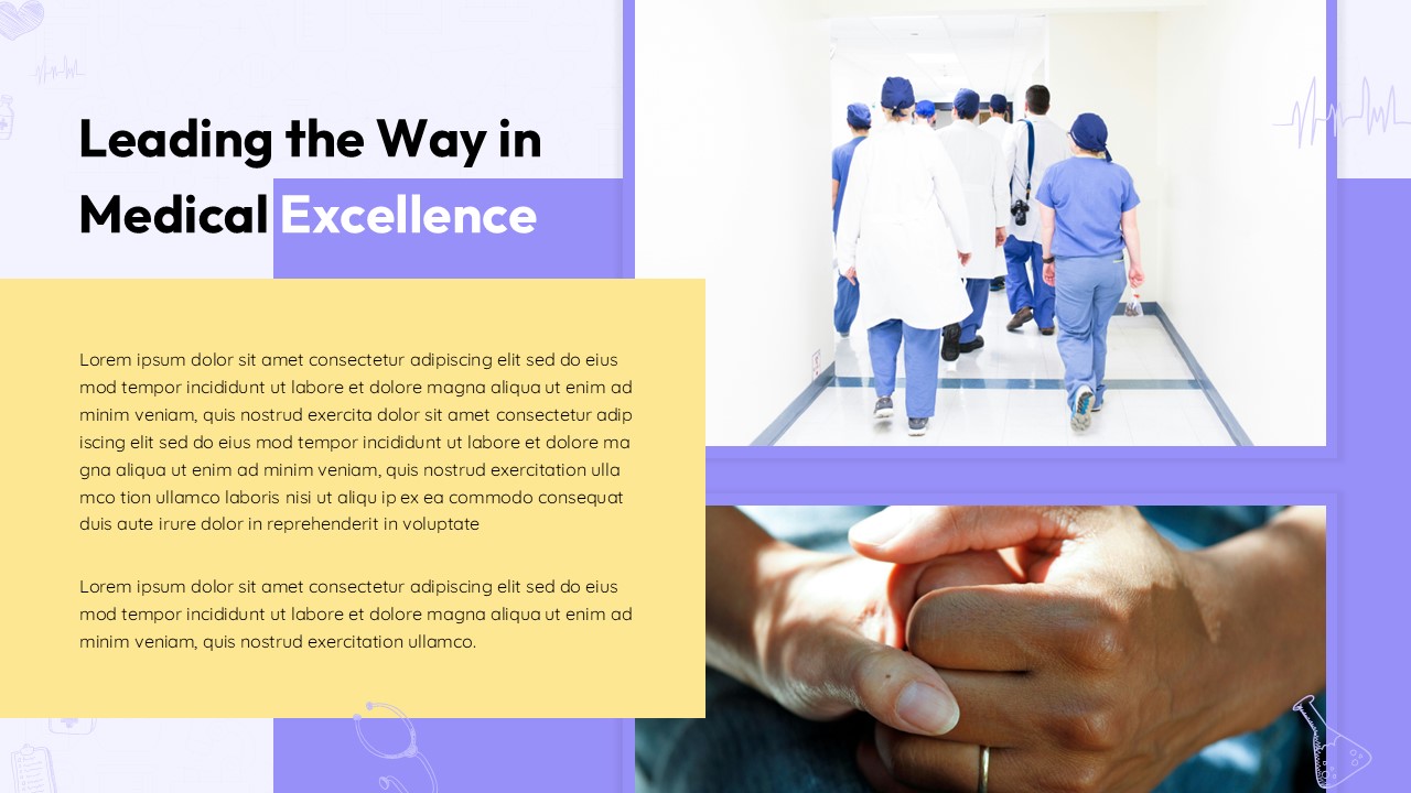 Medical Excellence Presentation Slide For PowerPoint