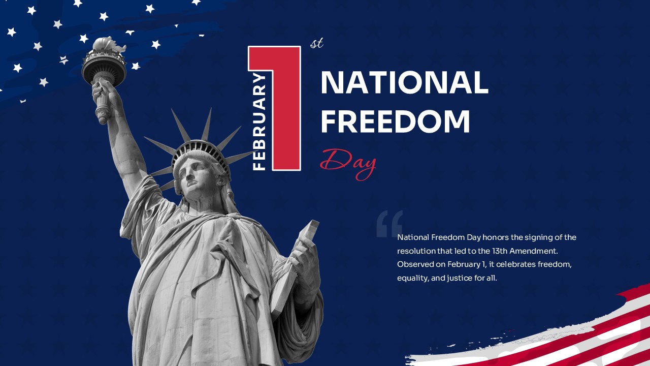 National Freedom Day Presentation Slide Template