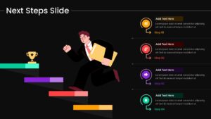 Next Steps Slide Infographic Slide Template