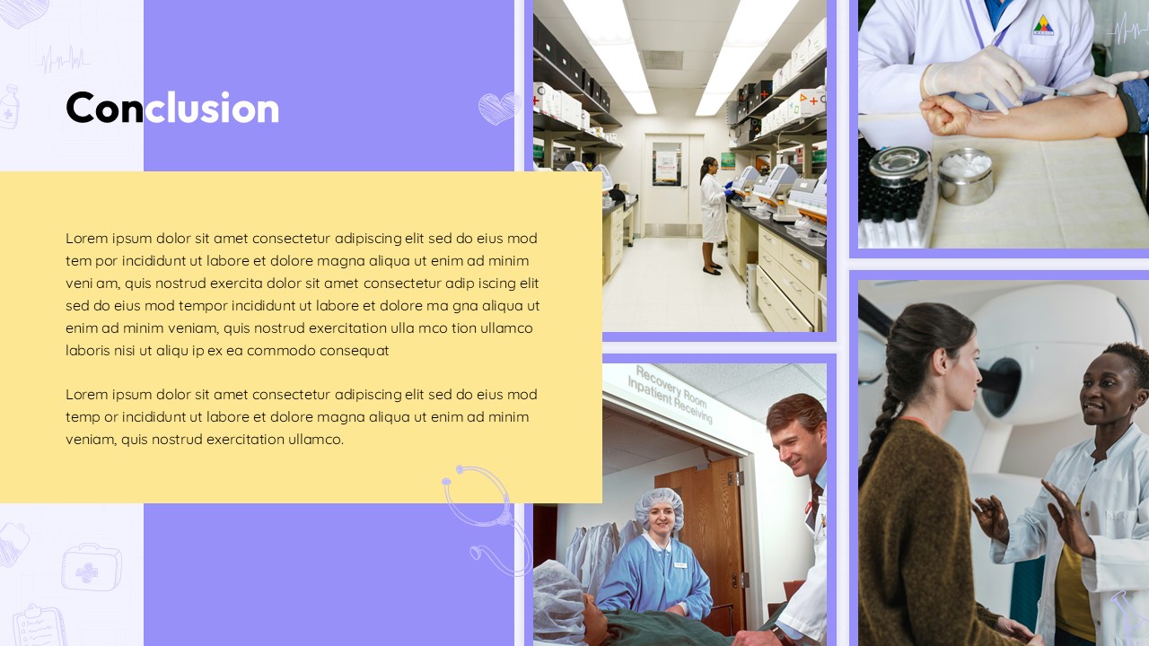 Nursing Medical Presentation Conclusion Slide