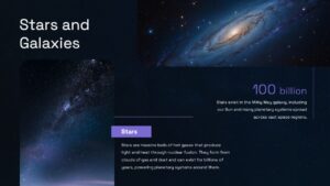Stars and Galaxy Science Presentation Slide for PPT