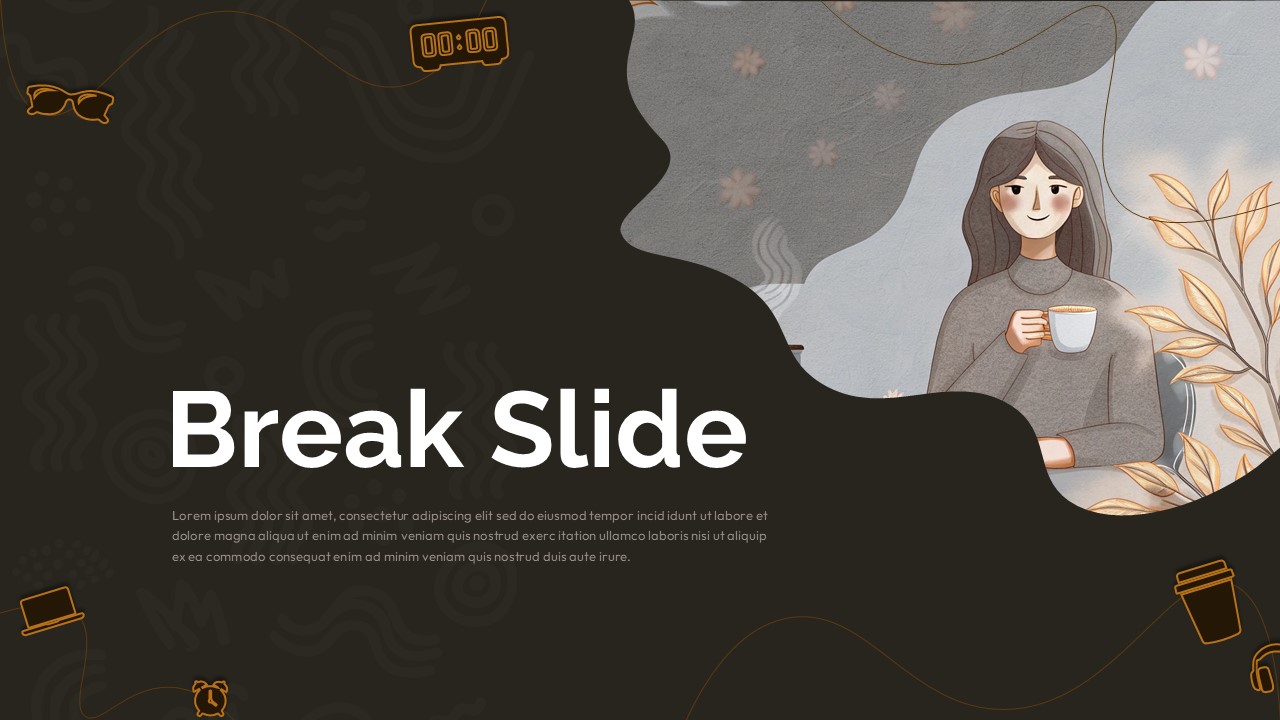 Break Slide Presentation Template