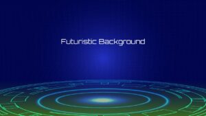Futuristic Background PPT Template
