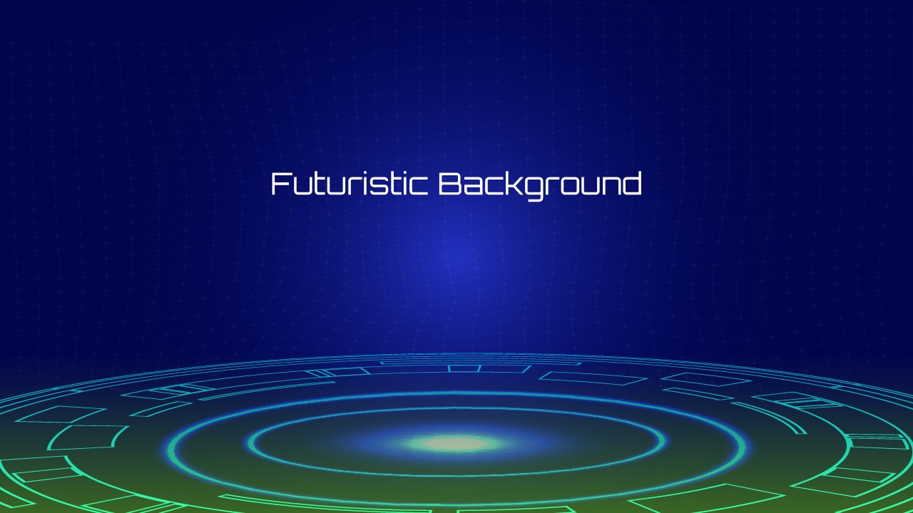 Futuristic Background PPT Template