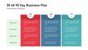 Google Slides 30 60 90 Day Business Plan Slide