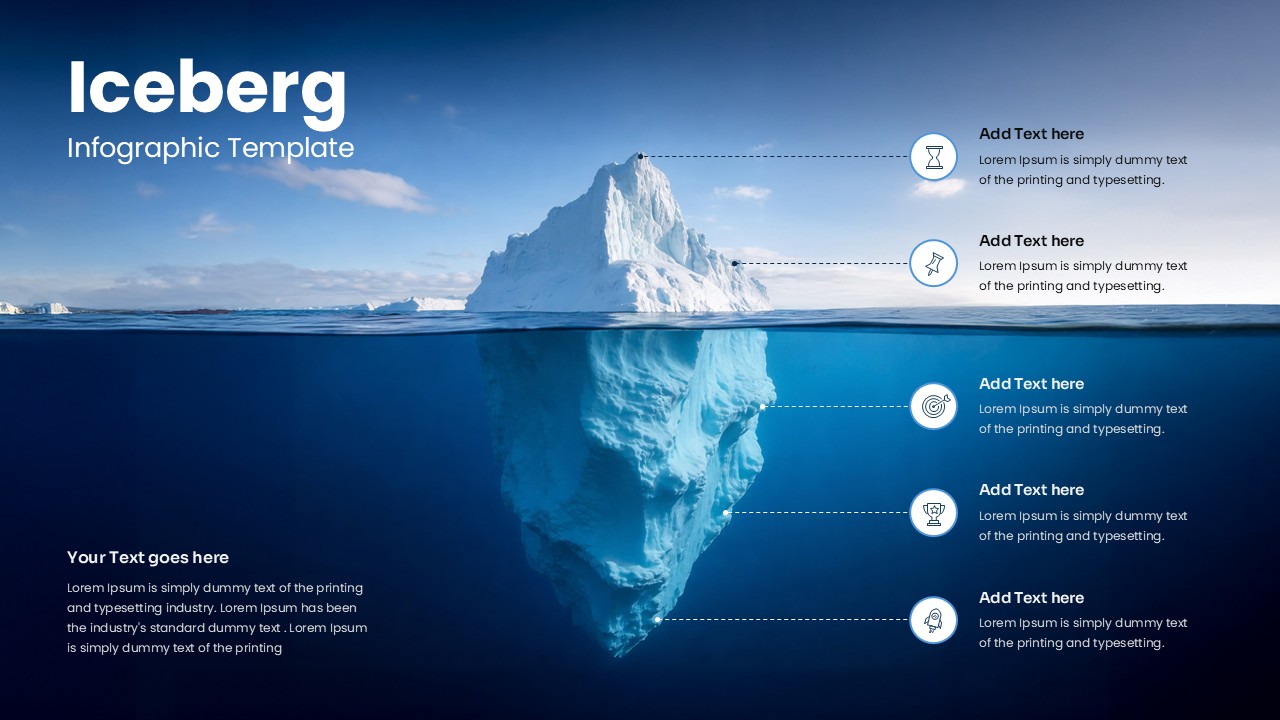 Iceberg Infographic PPT Google Slides Presentation Template