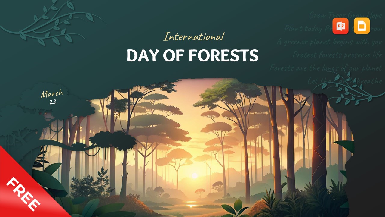 International Day of Forests Free Presentation Template