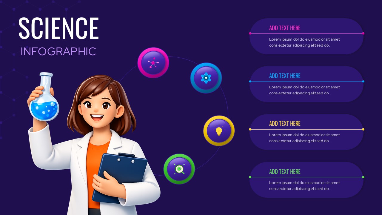 Science Infographic Slide Google Slides Template