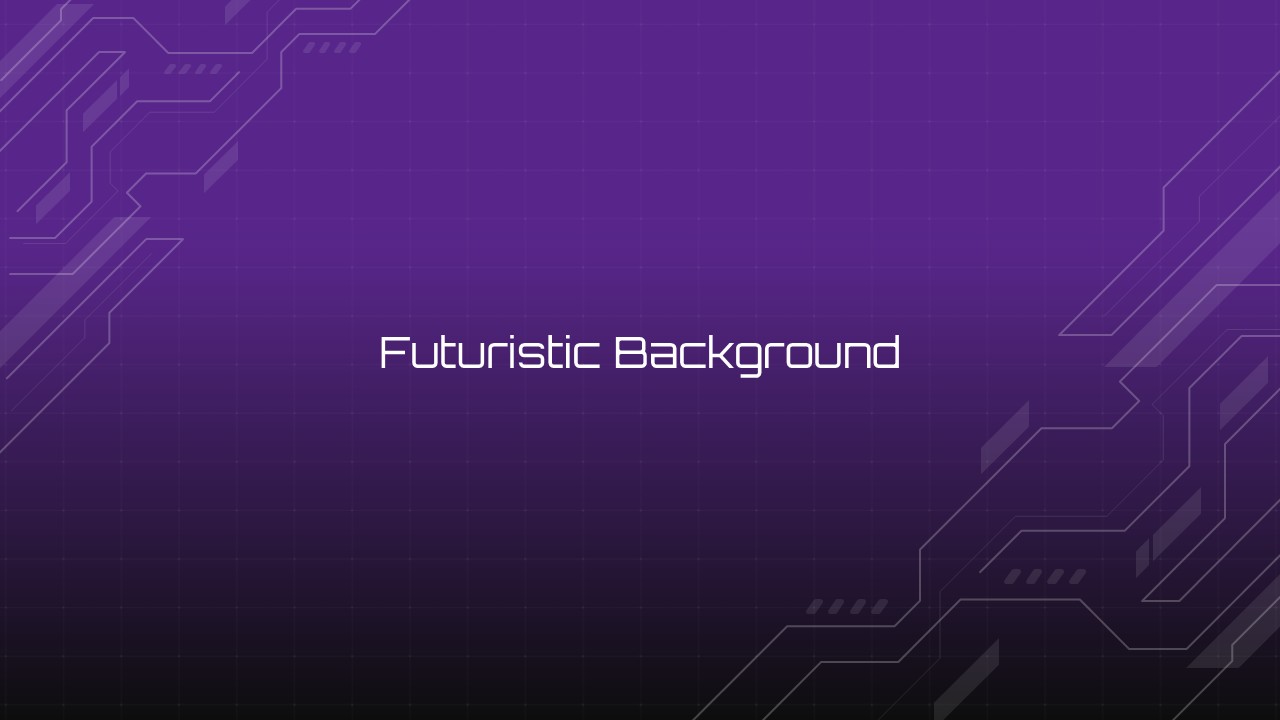 Violet Futuristic Google Slides Background