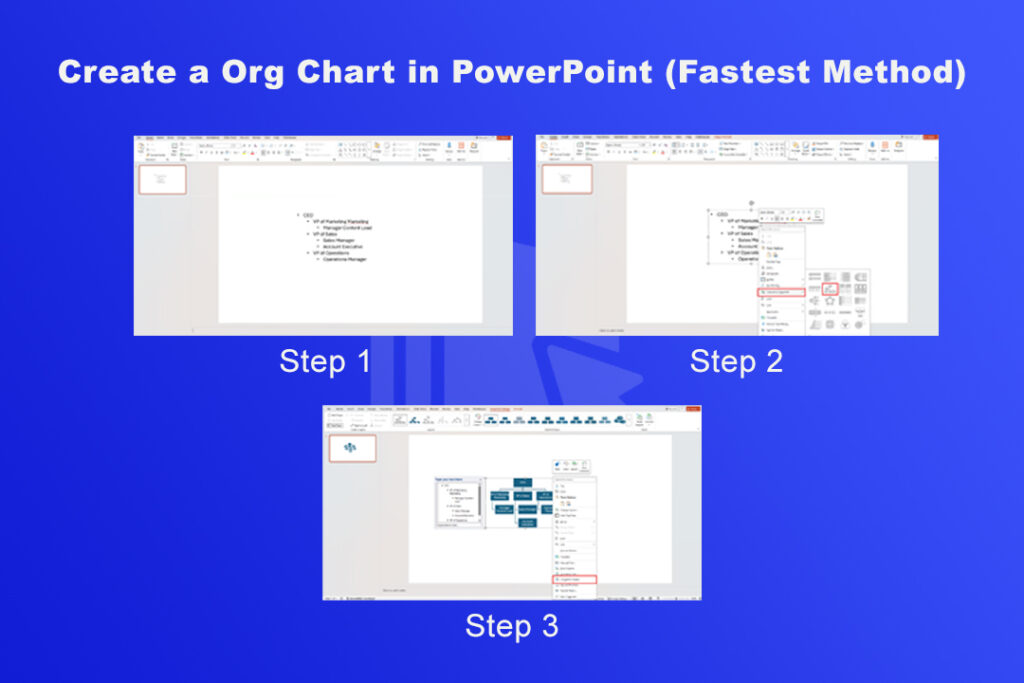 Create an Org Chart in PowerPoint Fastest Method Steps