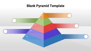 Free Blank Pyramid Template transforms complex hierarchies into clear visual stories with 5 colorful levels