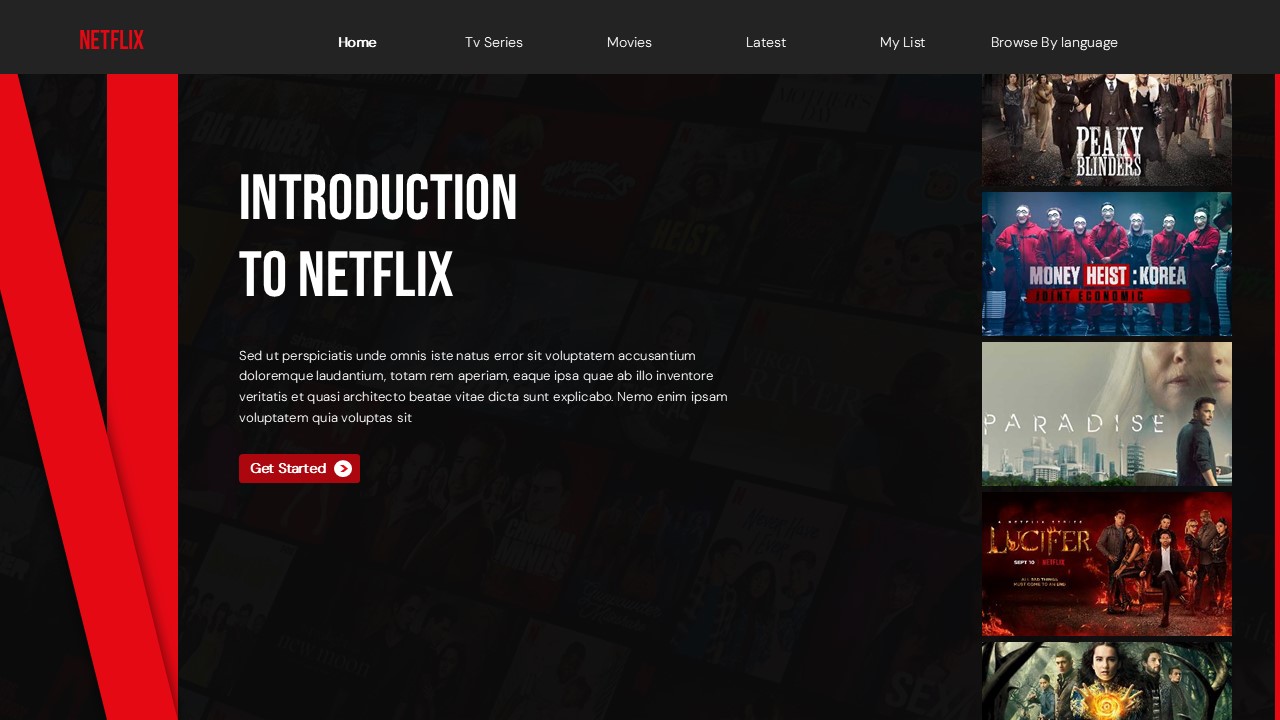 Netflix business strategy breakdown with Free Netflix Presentation Template