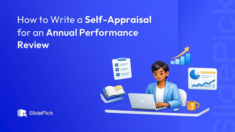 Cover image for an article on how to work on self appraisal for an annual perfomance review