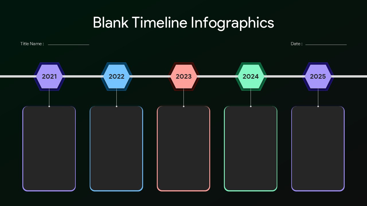 Blank Timeline Template for Google Slides