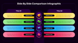 Side By Side Comparison Infographic Template